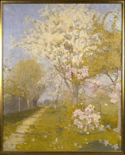 Appelbloesem in Dennemont, 1893 door Charles Edward Conder